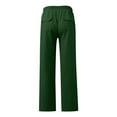 thumbnail image 3 of adviicd Men Pants Cargo Cargo Sweatpants For Men Men's Solid Drawstring Elastic Waist Solid Pocket Pants Loose Sweatpants Green M, 3 of 4