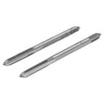 thumbnail image 2 of 2Pcs Set Metric Machine Tap High Speed Steel 3 Straight Flutes Screw Thread Tapping Tool Through Hole Metric Machine Taps Standard Thread Hand Thread Tap For Thick Steel Aluminum W, 2 of 8
