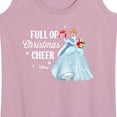 thumbnail image 3 of Disney - Full Of Christmas Cheer Cinderella - Women's Racerback Tank Top, 3 of 5