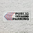 thumbnail image 5 of Public Monthly Parking Left Banner Sign 18 Inch x 48 Inch | 13 oz Vinyl with Metal Grommets | Heavy-Duty Single-Sided Outdoor Durable Printed High-Quality Weatherproof | Made in the USA, 5 of 6