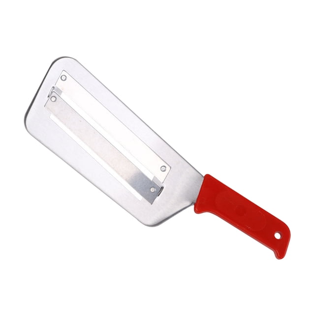 Aursykel Stainless Steel Double Blade Vegetable Slicing Knife for Fast and Efficient Cabbage and Vegetable Slicing Peeler Multi purpose Kitchen Tool Long Lasting and Easy to Clean