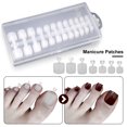 thumbnail image 2 of 240/504 Pcs DIY Pedicure Patches Square Toe Nail Tip Press on Full Cover False Toenail Extension Kit Clear Matte Fake Nails for Salon And Beauty Parlor, 2 of 8