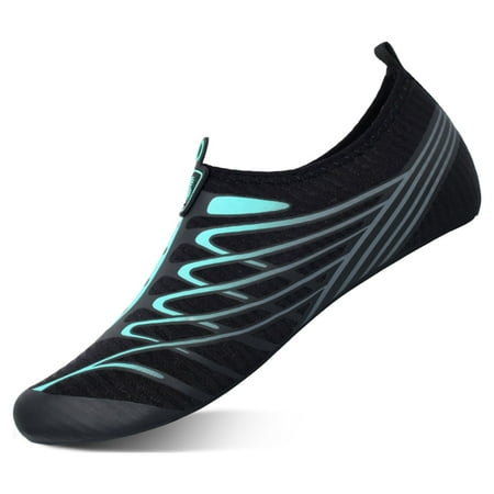 L-RUN Water Sports Shoes Barefoot Quick-Dry Aqua Yoga Socks Slip-on for Men Women