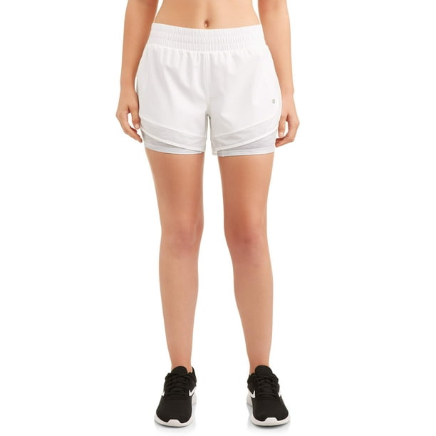 Avia Women's Core Active Woven Running Short with Bike Liner