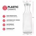 thumbnail image 4 of Jarra de agua GUSTO de 1,5 l [paquete de 2] de plástico con tapa abatible transparente, 4 of 7