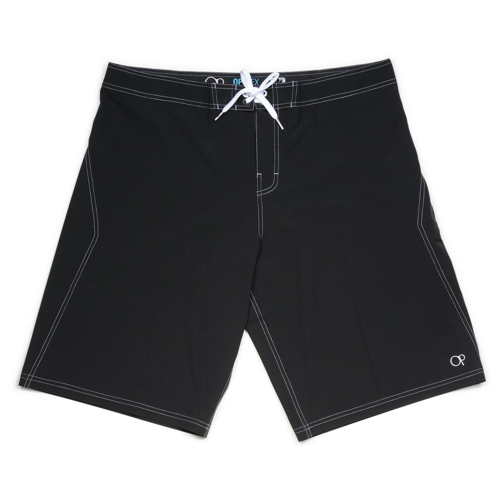 Ocean Pacific Men's Solid Boardshort Swim Shorts Rich BlackSZ28