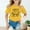 Yellow, variant on BAODANN Kid Girls Cute Graphic Round Neck Short Sleeve Tee Summer Casual T Shirt 5t Girls Clothes Winter Girl Shirt 2t Girls Long Sleeve Undershirt Toddler Girl 4t Girl Sweater Tops Packs Birthday