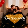 thumbnail image 5 of Mecorevxz Valentines Day Throw Blanket Red Love Heart Fuzzy Blanket Soft Cozy Flannel Blanket for Party Home Bed Sofa Couch Chair, 51 x 40 Inch(D), 5 of 8