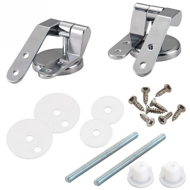 Asientos De Inodoro Bisagras Bisagra De Aleación De Zinc Cubierta Superior De Inodoro Universal Tapa Fijaciones De Asiento Con Tornillos Reparación De Asiento De Inodoro Accesorios De Repuesto Yuarrent HA020920-00