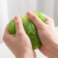 thumbnail image 6 of Crunchy Squishy Kiwi Smoothie Stress Relief Toy, Textured Sensory Fidget Squeeze Ball for Anxiety Relief, Calming Hand Toy for Teens Adults School Office Travel, 6 of 8