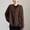 Brown, variant on Delayuji Womens Button Up Cardigan Sweaters Long Sleeve Crew Neck Soft Lightweight Tie up Knit Loose Sweater Tops Spring Outfit L-5XL
