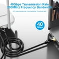 thumbnail image 3 of CAT 8 Ethernet Cable 82ft, Indoor & Outdoor, High Speed 40Gbps 2000MHz SFTP Internet Cable with Gold Plated RJ45, 3 of 5