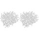 thumbnail image 1 of 600 grapas para cables, fijación de pared para cables Ethernet, RG6, RG59, Cat5, Cat6, RJ45, cable de TV, 7 mm, color blanco, 1 of 8