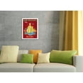 thumbnail image 4 of Rome Italy - France - Statue of St. Peter St. Peter's Basilica - Vintage Airline Travel Poster by Plaquet c.1949 - Bamboo Fine Art 290gsm Paper Print (Unframed) 24x32in, 4 of 4