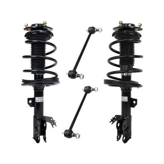 Front Strut Assembly and Sway Bar Link Kit - Compatible with 2012 - 2017 Toyota Camry 2013 2014 2015 2016