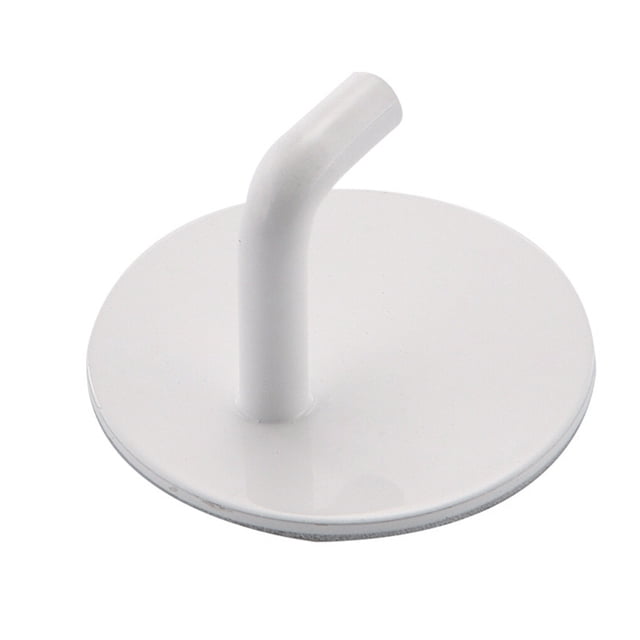 Bearachild Colgador de pared autoadhesivo para el hogar, baño, cocina, ropa, organizador de ropa, soporte de gancho blanco Type3 NO3