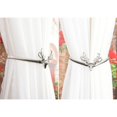 thumbnail image 4 of 2Pcs Curtain Tiebacks Adjustable Spring Hidden Buckle Holdback Metal Clips Sunnimix none, 4 of 8