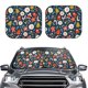 thumbnail image 2 of Fotbe Holiday Christmas Cookies Juego de 2 Piezas de Parasoles para Parabrisas | Bloqueador Solar para Auto | Accesorios Plegables para Protección Solar Interior-Medium, 2 of 6
