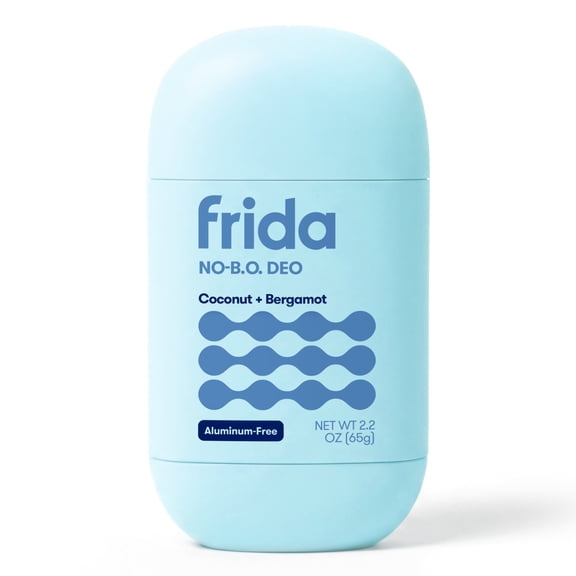 Frida Kids Aluminum Free Deodorant with Coconut and Bergamot for Sensitive Skin 2.2 oz