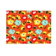thumbnail image 2 of eloria Floral Printed Table Heat Resistant Placemats Dining Table Mats Cotton Canvas, Set of 4, 16,x18 Inch, 2 of 3