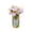 F, variant on HBBKVI Mini Car Decor Flower Vase with Artificial Daisies, Adhesive Console Ornament for Car Interior, 1.6in Glass Vase