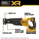 thumbnail image 3 of Sierra recíproca DEWALT 20V MAX XR inalámbrica DCS384WW1, 3 of 7