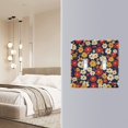 thumbnail image 4 of Yayeee Toggle Light Switch Wall Plate 3-Gang 6.37"x4.48" Decorative Outlet Cover, Red Floral, 4 of 7