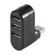 thumbnail image 2 of Adaptador Usb Hub 3 puertos USB 2 HUB Divisor de escritorio USB alto giratorio para computadora portátil / tableta PC Sweethay EL013546-01, 2 of 5