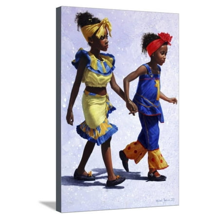 Best Freinds Stretched Canvas Print Wall Art By Michael