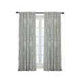 thumbnail image 3 of 3S Brother's Home Décor Curtains BOHO Design Set of 2 Panels Velvet Look Hanging Back Tap and Rod Pocket Décor Nursery Room Bedroom Kitchen Window - Made in Turkey 32Grey (52"Wx63"L), 3 of 6