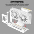 thumbnail image 3 of Soporte de Montaje Vertical para GPU, Soporte para Tarjeta Gráfica de 2 Ranuras con Hardware, Base para GPU, Estación de Acoplamiento Externa para GPU A, 3 of 5