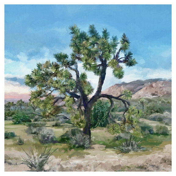 Joshua Tree Light by Studio Arts Wrapped Canvas Art Print