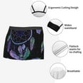 thumbnail image 3 of Yiaed Dreamcatcher With Colorful Feathers Print Men's Soft Cotton Boxer Shorts Breathable Boxers Underwear Moisture-Wicking Underwear Stretch Boxer Briefs for Man-Medium, 3 of 5