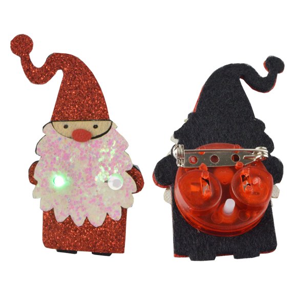 Christmas Brooch Pins Christmas Tree Rein Deer Bread Santa Clau Snowman Christmas Tree Brooch Cute Holiday Pins for Christmas Day