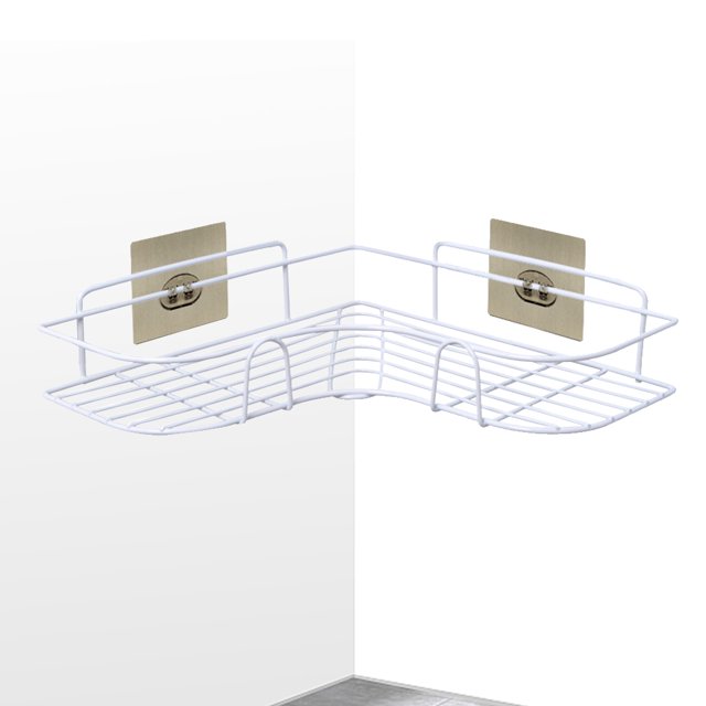 Estante de baño para el hogar, soporte cosmético adhesivo, accesorios de baño a prueba de herrumbre