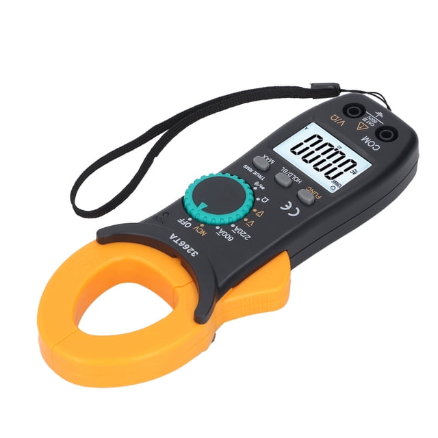 Multímetro De Pinza Digital, Rango Automático RMS Verdadero LCD Retroiluminado Pinza Amperimétrica Digital Detección NCV Indicación De Bajo Voltaje 1999 Recuento Para Pruebas