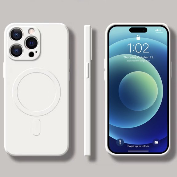 Fast Charging Compatible Hard Back TPU Case with Scratch Resistant Matte Coating for iPhone 15 Pro Max 6.7 inch, Cushioned Corners, Drop Protection Back Case