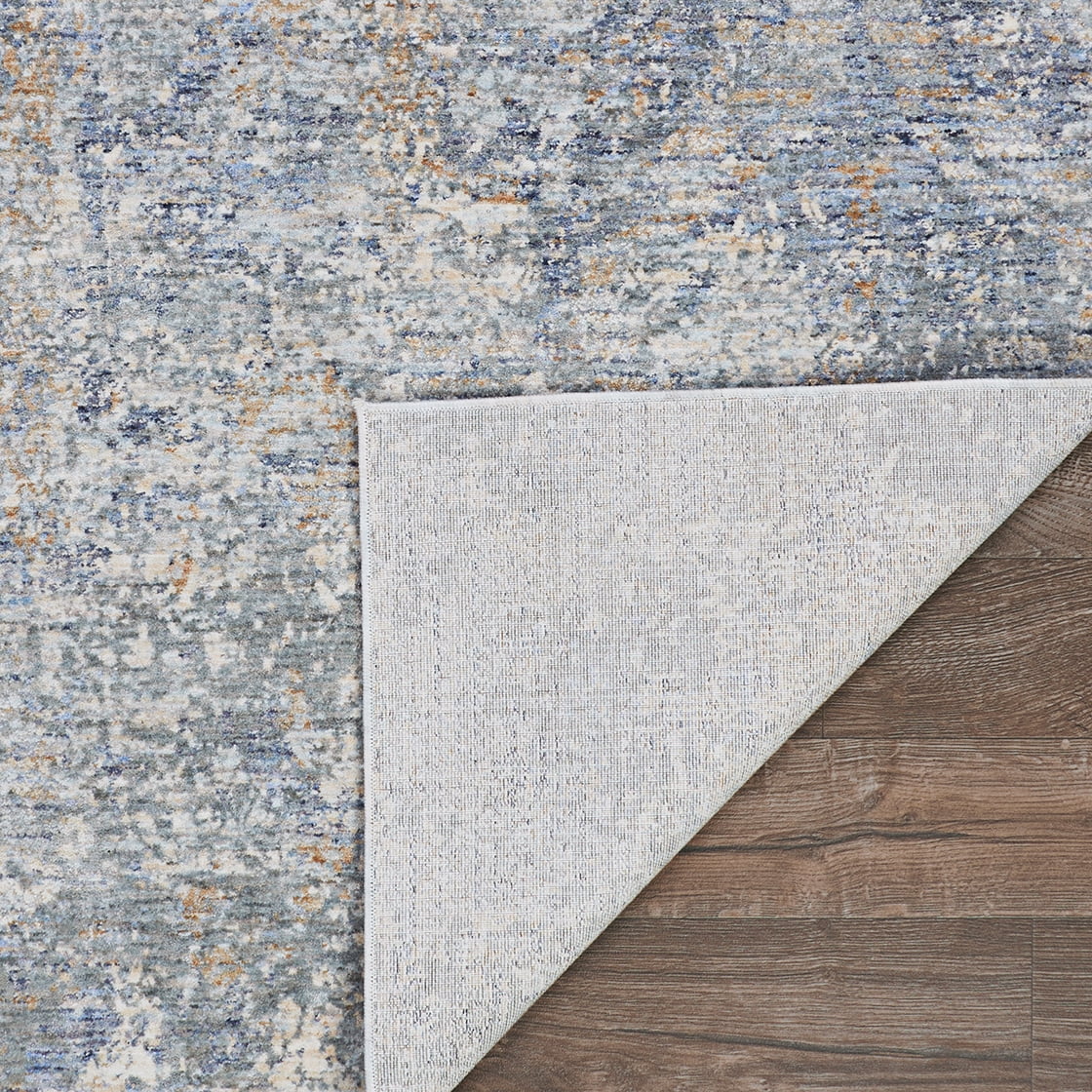 Couristan Couture Bordado Area Rug, 2'2" x 8'11" Runner, Light Grey-Multicolor