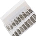 thumbnail image 2 of 360pcs Stainless Steel Watch Band Strap Link Pin Double Flange Spring Bars in 18 Different Sizes - 6mm-23mm (Silver), 2 of 4