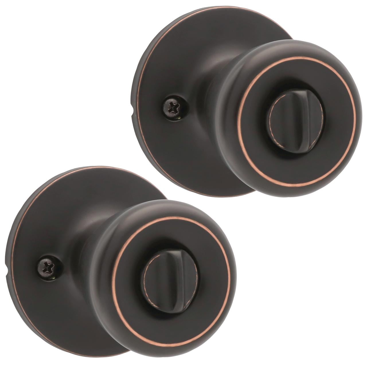 Lokhaus Keyed Entry Tulip Doorknob Oil Rubbed Bronze 2 Count