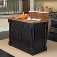 thumbnail image 2 of Homestyles Monarch Îlot de Cuisine en Bois Noir, 2 of 26