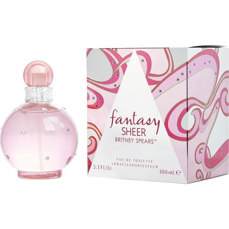 Fantasy Sheer Britney Spears by Britney Spears, Edt Spray 3.4 oz