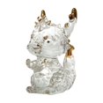 thumbnail image 1 of Adornos de cristal de simulación de animales para escritorio, oficina, hogar, adornos de dragón de cristal de lujo ligeros, 1 of 6