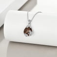 thumbnail image 6 of Sterling Silver Gemstone Teardrop Pendant Necklace Crystal Jewelry for Women, 6 of 10