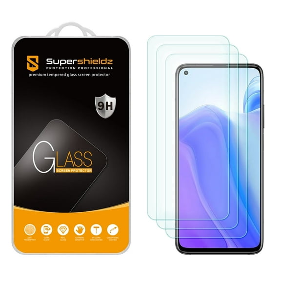 (3 Pack) Supershieldz Designed for Xiaomi Mi 10T and Xiaomi Mi 10T Pro Tempered Glass Screen Protector, Anti Scratch, Bubble Free