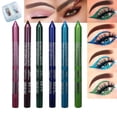 thumbnail image 1 of Juego de 6 uds de lápices delineadores de ojos con purpurina, delineador de ojos en Gel colorido, lápiz de sombra de ojos ahumado para mujer, resistente al agua sin manchas, 1 of 6