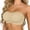 Beige, variant on Strapless Bra for Women Lace Strapless Bra Seamless Non-Slip Tube Strapless Bra Wireless Anti-Exposure Invisible Back Beauty Bra for Wedding Off Shoulder Daily Wear Size L White