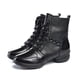 thumbnail image 2 of XIHAHA, zapatos de baile de piel de vaca de alta calidad para mujer, zapatos de baile de Jazz, zapatos modernos de salón suaves para mujer, botas de mujer, zapatillas de deporte, 2 of 5