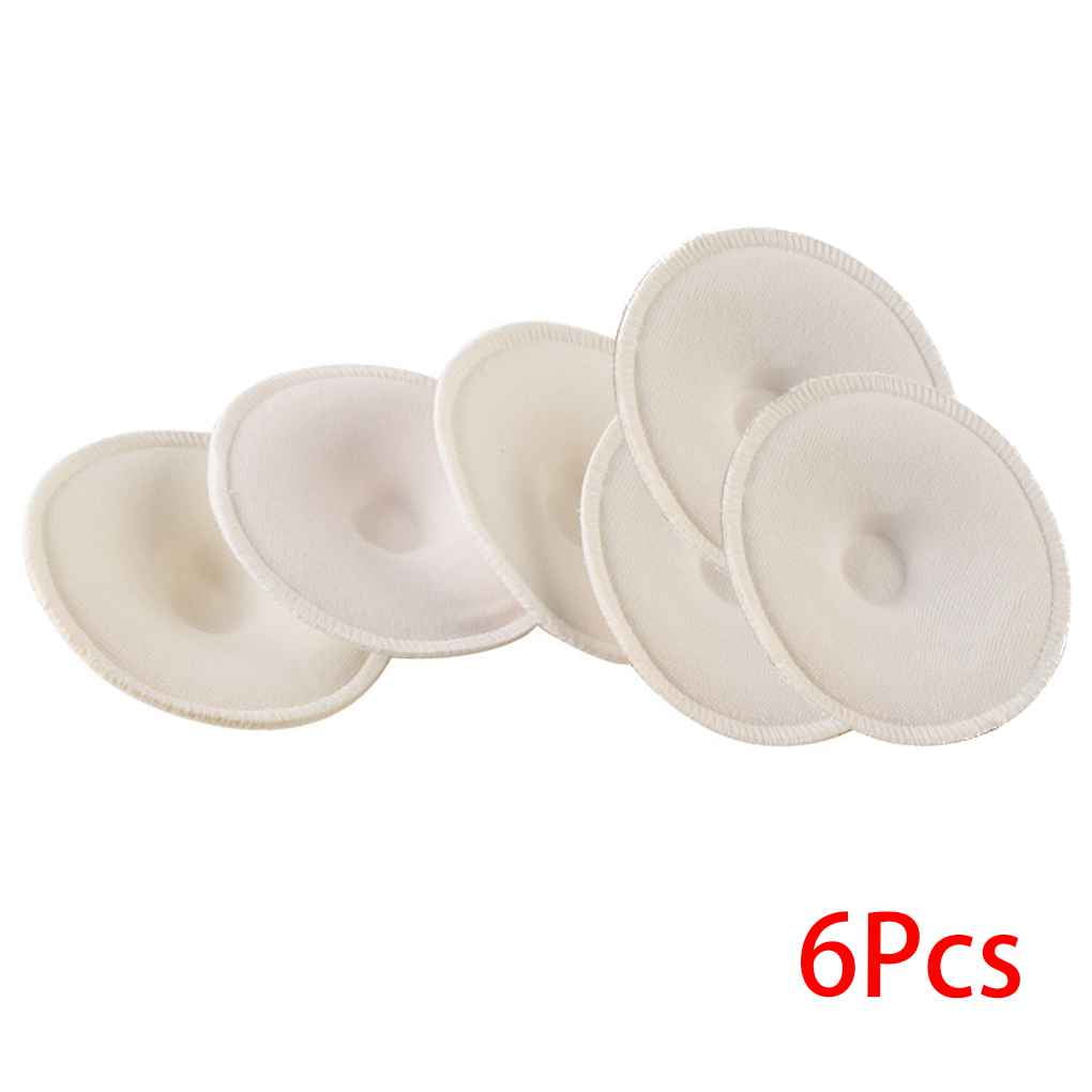 6PCS Baby Feeding Pad Breast Washable Pad Nursing Soft Absorbent Reusable Nursing Anti-overflow Maternity Care Pad