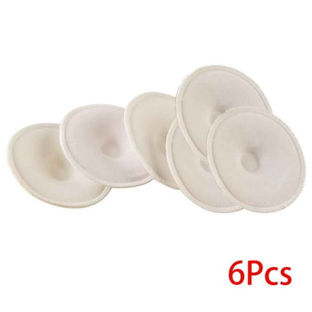 6PCS Baby Feeding Pad Breast Washable Pad Nursing Soft Absorbent Reusable Nursing Anti-overflow Maternity Care (Best Way To Stop Breastfeeding A Toddler)
